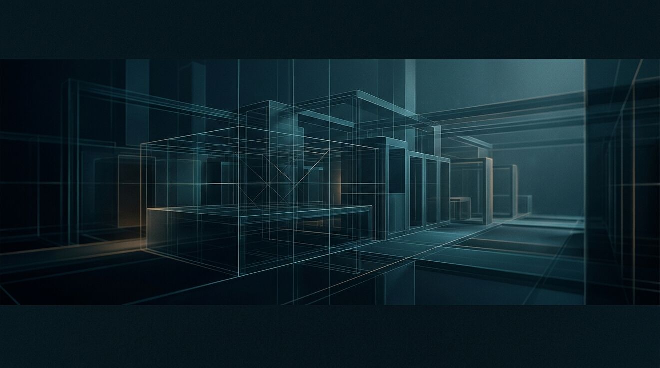 Hardware security key plugged into server console projecting cryptographic identity across infrastructure layers