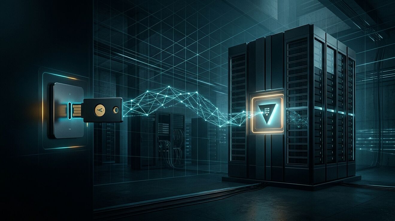 Short-lived SSH certificate signing workflow combining YubiKey touch attestation with HashiCorp Vault CA