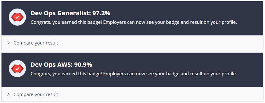 Menerick Hired.com assessments